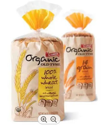 Storage LDPE Plastic Bread Bag Printed Bakery Bread Packaging Bag