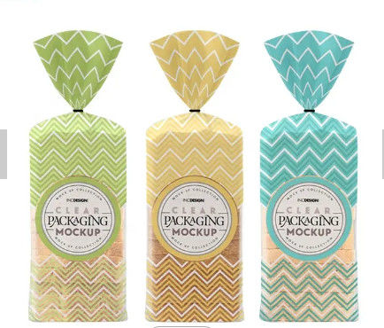 Recycle Bread Plastic Bread Bag Packaging Lightweight Plastic Bakery Bags Reusable