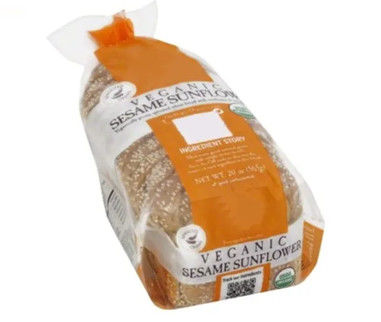 Custom Printed Plastic Bread Bags For Loaf Bread Polythene ISO
