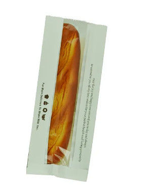 Custom Printed Kraft Paper Plastic Bread Bags Eco Friendly And Durable