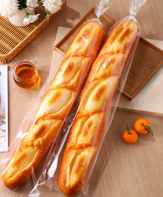 Storage Polythene Recycle Plastic Bread Bags Breathable With Flat Handle