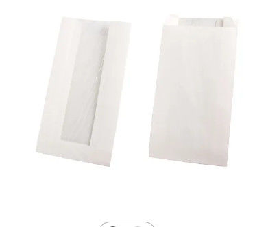 Recyclable Window Kraft Paper  Plastic  Bread Bag Screen Printing 50000 Pieces