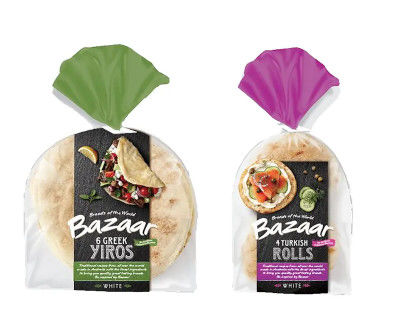 Poly Custom Printed Bakery Packaging Plactic Bread  Bags For Bread Loaf Bags