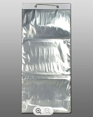 Packaging Clear Wicketed Plastic Bread Bags Customized Recycle Polyethylene