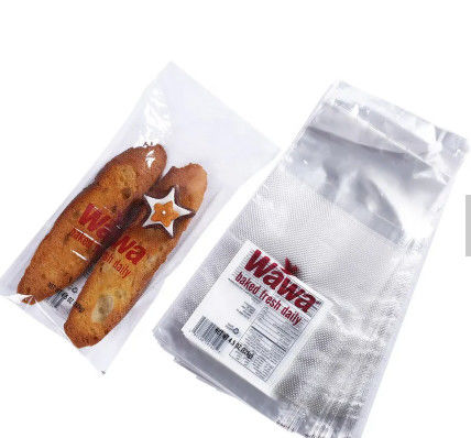 OEM / ODM Packing Wicketed Poly Bags Recyclable 0.025mm For Bread
