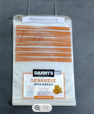 Durable Mirco Perforated Plastic Bread Bags For Food Packaging Heat Seal Waterproof