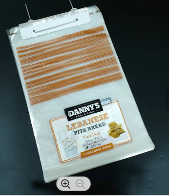 Durable Mirco Perforated Plastic Bread Bags For Food Packaging Heat Seal Waterproof