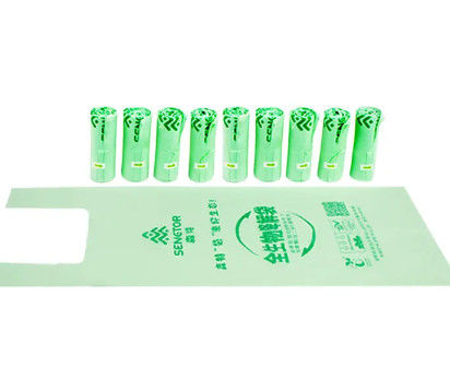 Wholesale 100% Biodegradable Vest Bags, Heavy Duty For Supermarket Grocery