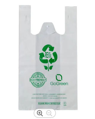Recyclable Biodegradable Shopping Bag Packaging Compostable Reusable Bags