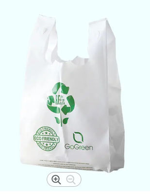 PBAT Biodegradable Reusable Shopping Bags Environmentally Friendly