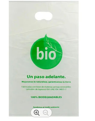 5LB Biodegradable Shopping Bag Customized Packaging Shopping Bag Compostable