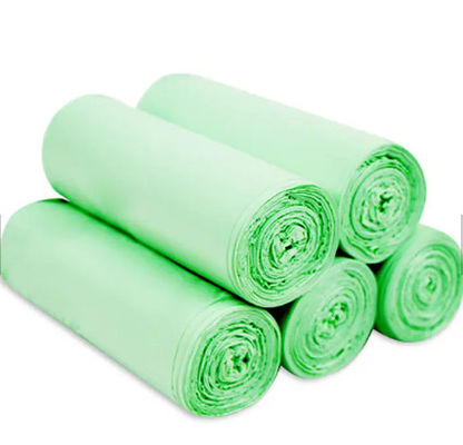 Custom 100 Biodegradable Plastic Bags Recyclable Plastic Take Away Bags