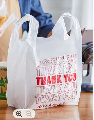 Printing PLA Biodegradable Shopping Bag Eco Friendly Carrying Bag