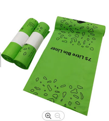 Customized Compostable Plastic Shopping Bags Biodegradable Printing