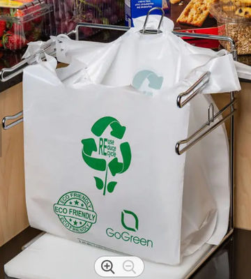 Recyclable Biodegradable Shopping Bag Packaging Compostable Reusable Bags