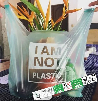 Durable Biodegradable Shopping Bags Lightweight 5LB capacity