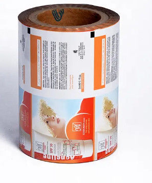 Industrial Laminated Roll Film Glossy CMYK Food Packaging Film Roll