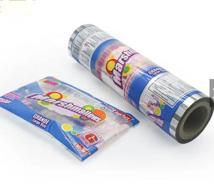 PET / PE Laminated Film Roll Recycle 10 Colors Printability Customized