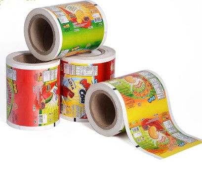 PET / PE Laminated Film Roll Recycle 10 Colors Printability Customized