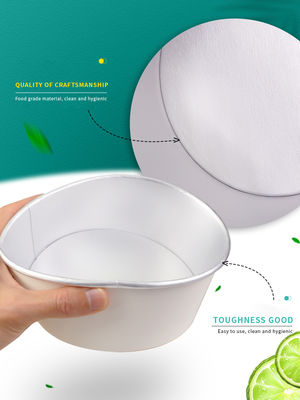 OEM / ODM Kraft Paper Bowl 750ml Lightweight Customized With Printing