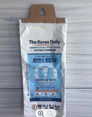 Recycle Clear Plastic bread Bags Gravure Printing Header Blocked Shrink Bag