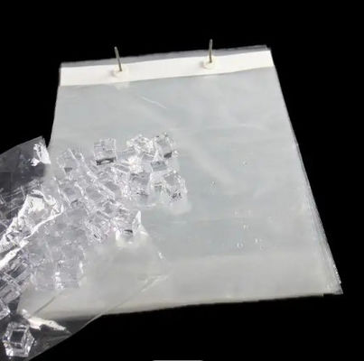 LDPE Plastic Ice Bags Transparent Waterproof Ice Cube Packaging