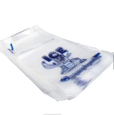 LDPE Plastic Ice Bags Transparent Waterproof Ice Cube Packaging