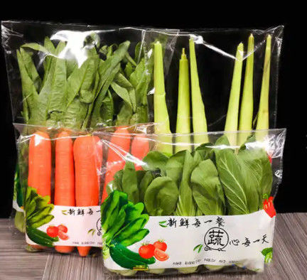 Transparent Micro Perforated Vegetable Plastic Bread  Bags Recyclable Polypropylene Food Bag