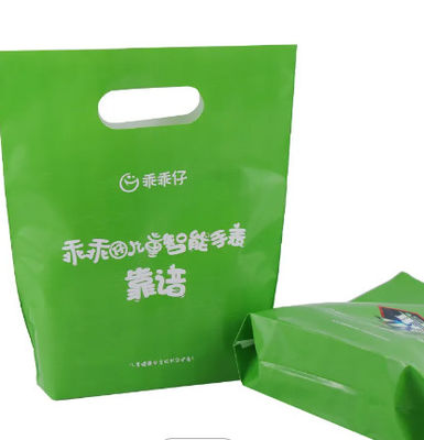 OEM Die Cut Shopping Bag Lightweight Patch Handle Plastic Bag Waterproof