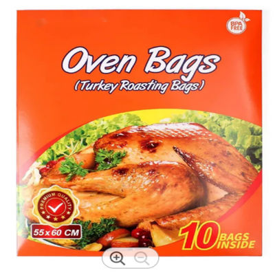 Odorless Oven Plastic Bag Transparent Oven Cooking Bags Customized