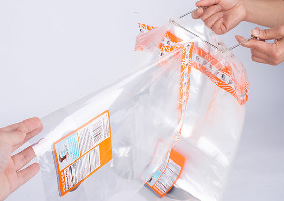 Large Size Plastic Bread Bag Printed 10 Colours Recyclable