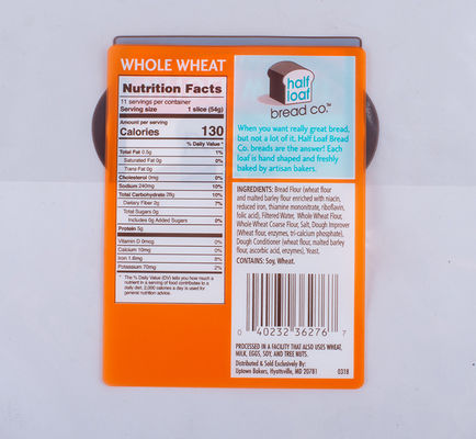 Food Preservation Plastic Bread Bag With Side Gusset And High Temperature Bakery Storage