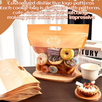 Recyclable Reusable Ziplock Plastic Bread Bag Low Moisture For Food Packaging