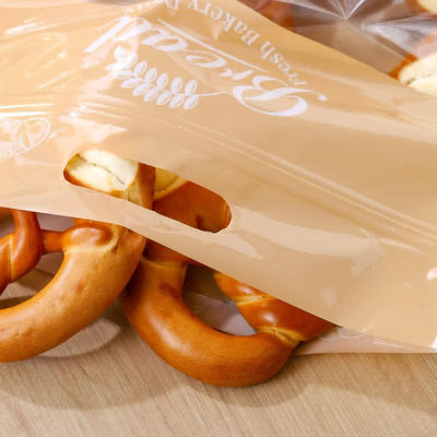 Recyclable Reusable Plastic Bread Bag High Temperature Low Moisture For Food Packaging