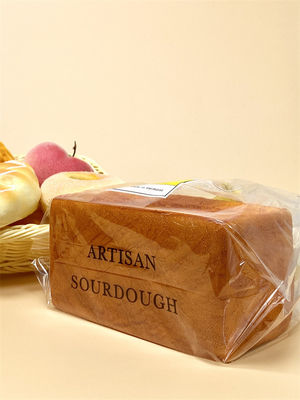 Leakproof Transparent Plastic Bread Bag with 10 Colours Printed for Food Storage
