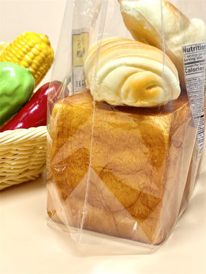 Leakproof Transparent Plastic Bread Bag with 10 Colours Printed for Food Storage
