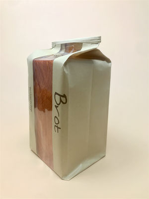 Eco Friendly Custom Printed Bread Baguette Bags Recycled Plastic/Paper Laminated 10 Colors