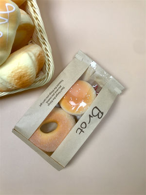Eco Friendly Custom Printed Bread Baguette Bags Recycled Plastic/Paper Laminated 10 Colors