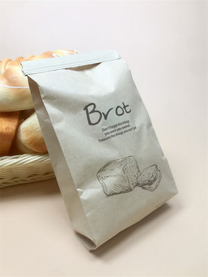 Customized Recycle Bread Baguette Bags with Flat Handles and Personalized Logos