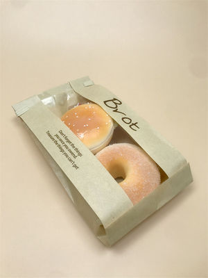 Customized Recycle Bread Baguette Bags with Flat Handles and Personalized Logos