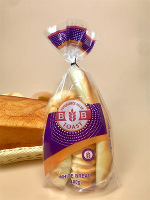High Durability Printed Plastic Bread Bags in 10 Colors for Leakproof Food Storage