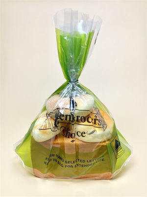 Durability 10 Color Printed Bread Bag Leakproof Food Storage with Transparent View