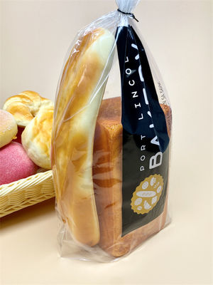 Transparent Leakproof Bread Bag with High Durability 10 Colours Printed for Food Storage
