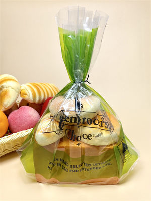 Durability 10 Color Printed Bread Bag Leakproof Food Storage with Transparent View