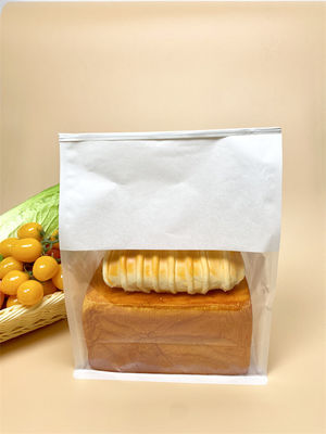 Recycle Plastic Transparent Bread Baguette Bag with Customized Strap