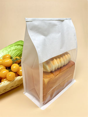 Recycle Plastic Transparent Bread Baguette Bag with Customized Strap
