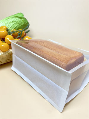Recycle Plastic Transparent Bread Baguette Bag with Customized Strap