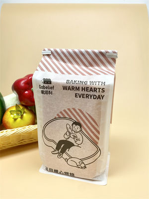 Customized Recycle Bread Baguette Bag Breathable Long Bag with Flat Handle