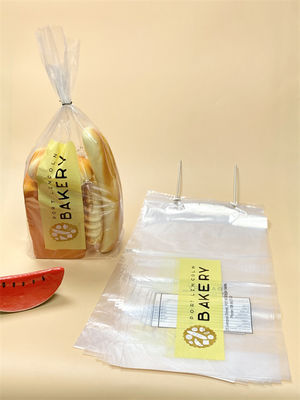 Poly PP Wicket Bag Bread Bag Transparent Package Printed 10 Colours