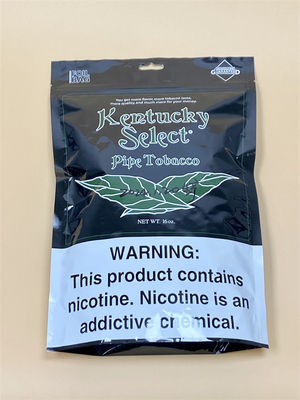 Customized CMYK Printed Aluminum PP PE Laminated Tobacco Bag with Gravure Printing